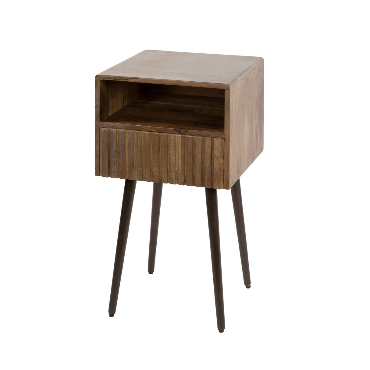 Nachtkastje Dex Acaciahout Drift Brown - 1 Lade