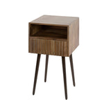 Nachtkastje Dex Acaciahout Drift Brown - 1 Lade