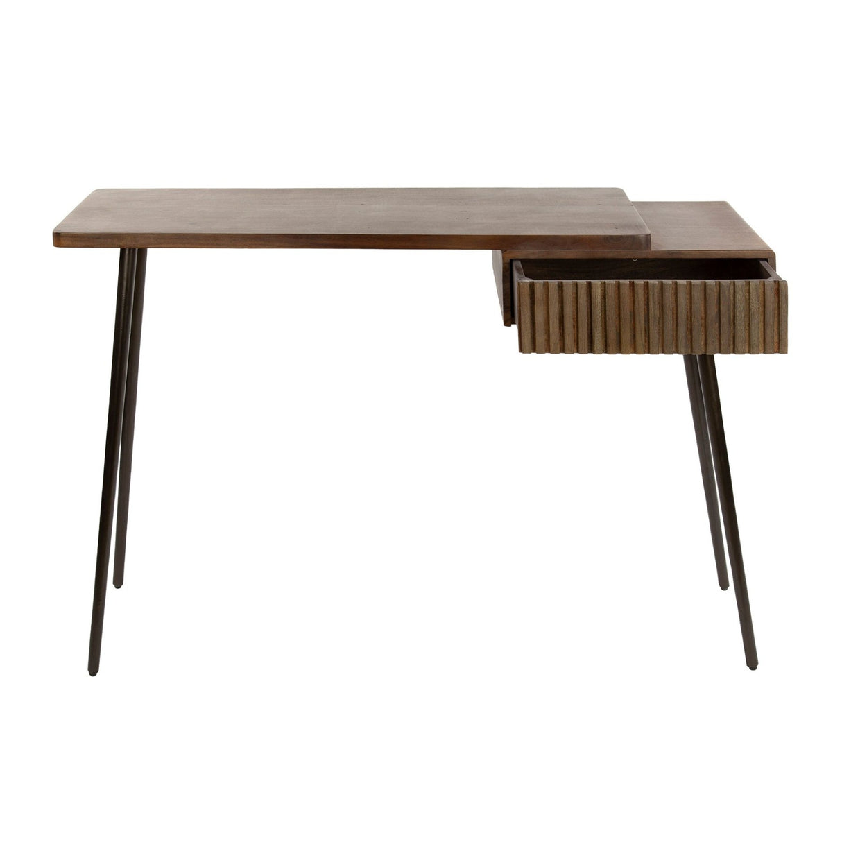 Kaptafel Elin - Massief Acacia Drift Brown 120 cm