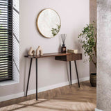Kaptafel Elin - Massief Acacia Drift Brown 120 cm