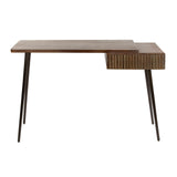 Kaptafel Elin - Massief Acacia Drift Brown 120 cm