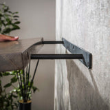 Estante de pared Noa de 90 cm - Madera de acacia color marrón drift 