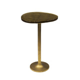 Bijzettafel Nola in Antiek Goud - 60 cm hoog