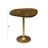 Bijzettafel Aurora M - Antiek Goud 50x55 cm