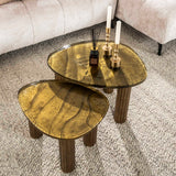 Salontafel Luna Antiek Goud 62x45x40 cm