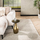 Mesita auxiliar Drop S - Oro antiguo - 30x30x45 cm 