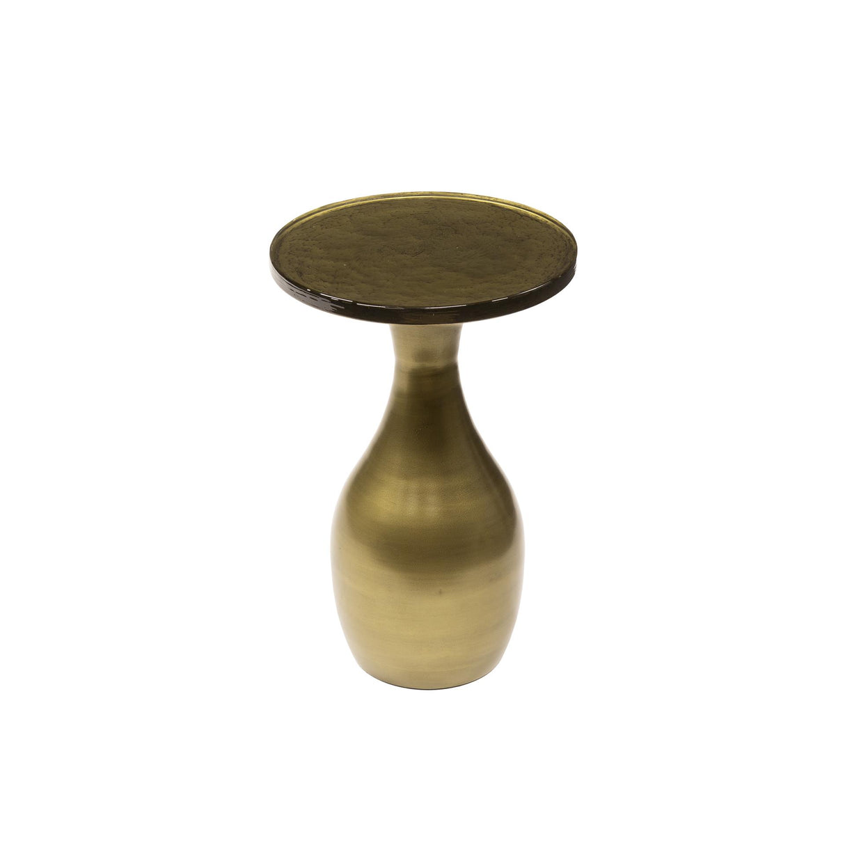 Bijzettafel Druppel S - Antiek Goud - 30x30x45 cm