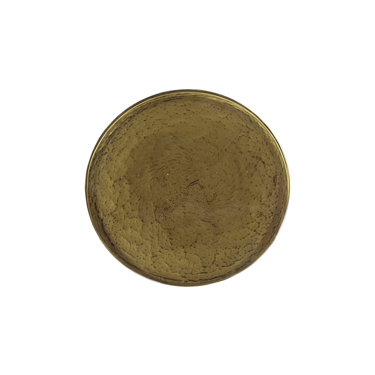 Bijzettafel Druppel S - Antiek Goud - 30x30x45 cm