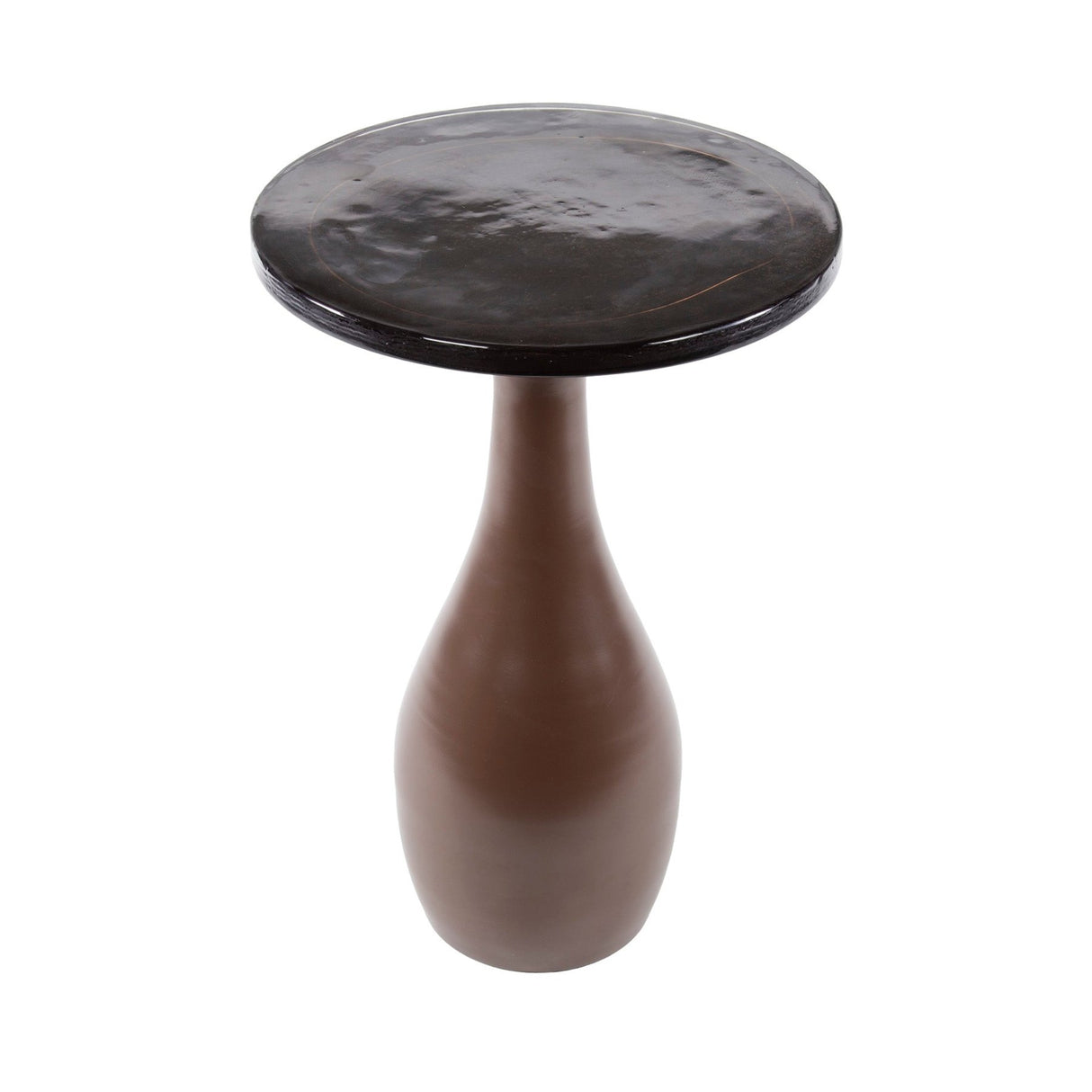 Bijzettafel Nova Antiek Koper Druppel 60 cm
