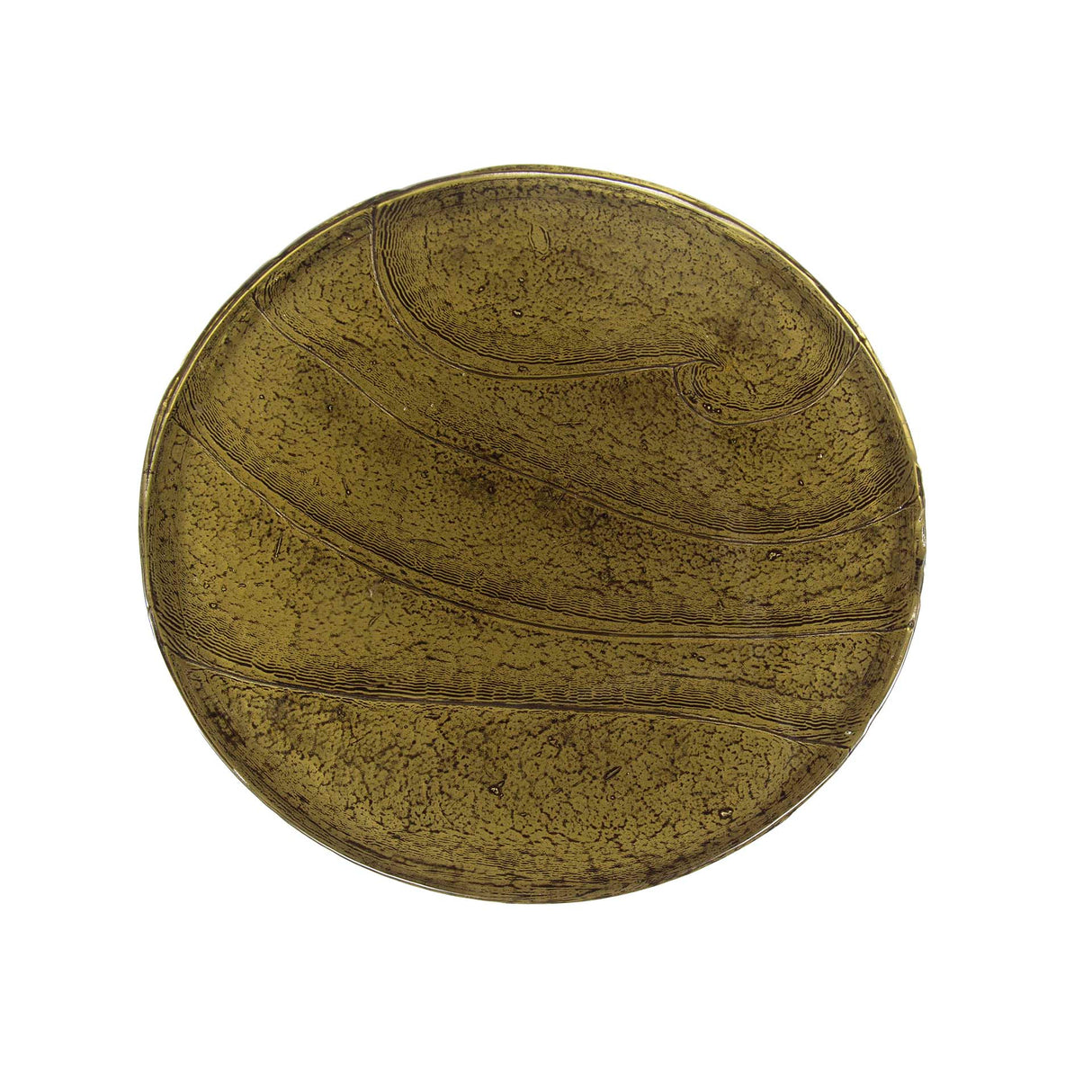 Bijzettafel Druppel M - Antiek Goud 40x60 cm