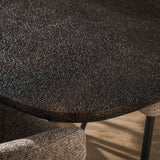Eettafel Jax Deens Ovaal 180 cm - Grijs Metallic