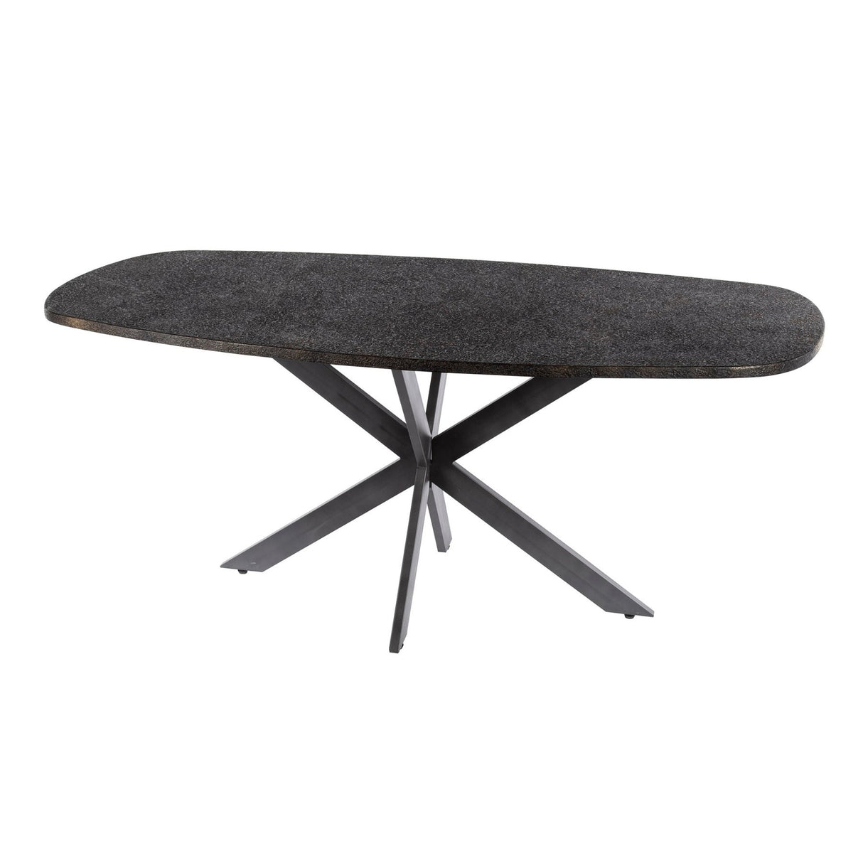 Eettafel Nova Deens Ovaal 215x105 cm - Grijs Metallic