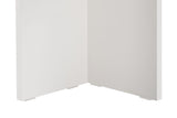 Mesa de comedor ovalada Melamina blanca - Japandi - 180x89,5x75 cm - Sota