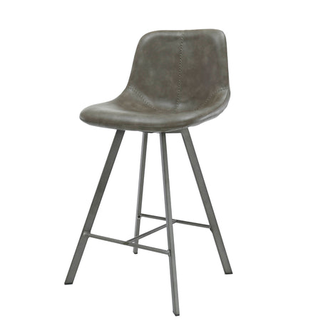 Set van 4 Barkrukken Siena Saddle PU taupe