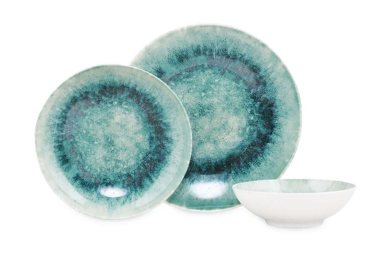 GBSATN18KY1E1657 Blanco Azul 100% PORCELANA