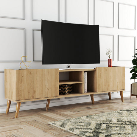 Muebles de TV Lotus Oak Melamine 180x50x34 cm