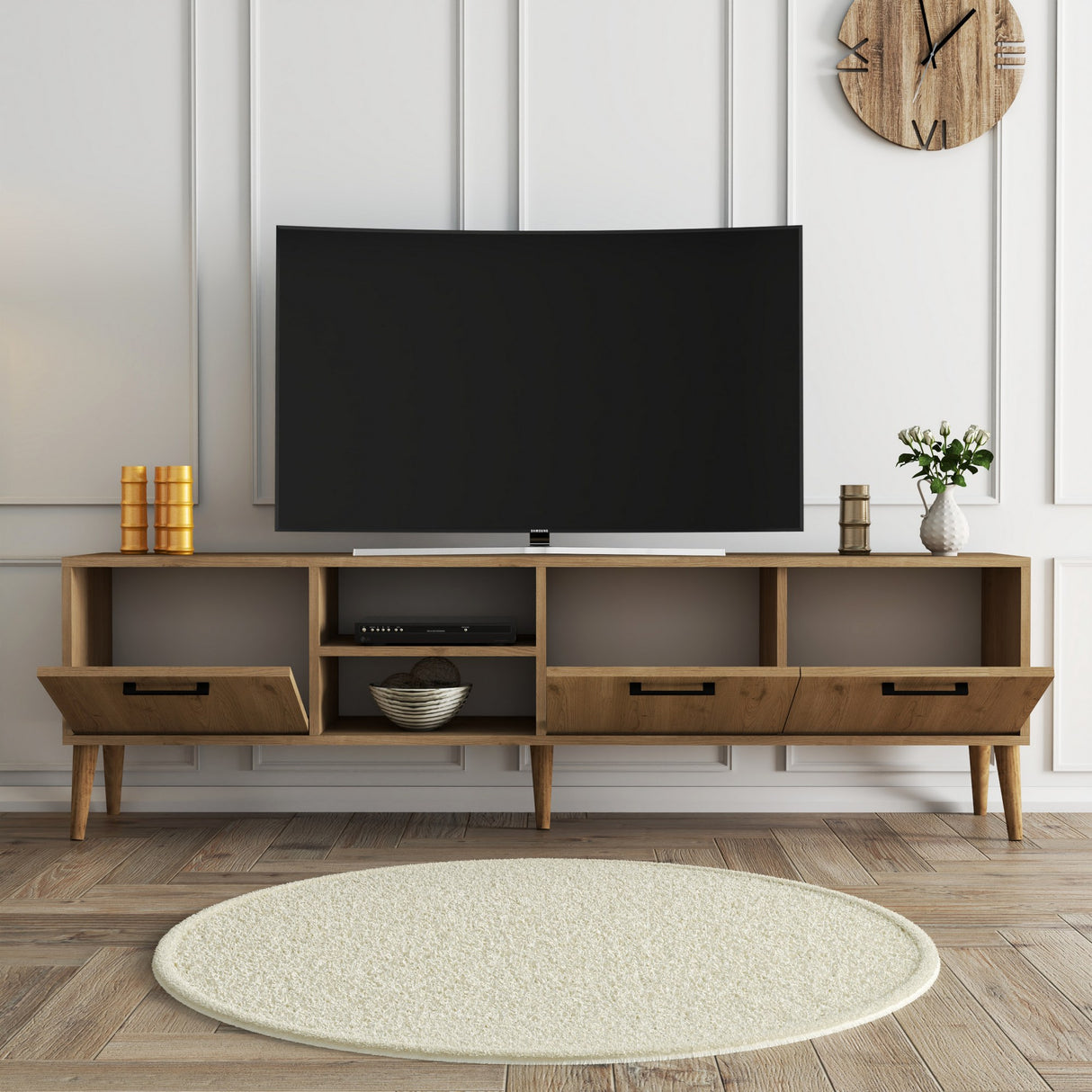 Muebles de TV Exxen Oak Melamine 180x52x35 cm