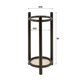 Orion Paraplubak Rond Drift marrón Ø30 H60 