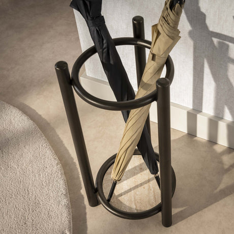 Orion Paraplubak Rond Drift marrón Ø30 H60 