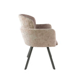 Juego de 2 sillas de comedor Luma Hoven color arena 