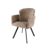 Juego de 2 sillas de comedor Linea Hoven Rich Champagne 