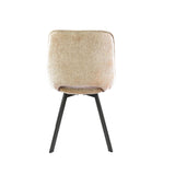 Juego de 4 sillas de comedor Avero giratorias Jaroq arena 