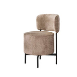 Set van 2 eetkamerstoelen Dante Bouclé zand draaibaar