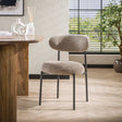 Sillas de comedor - Silla de comedor Aero Tissee Cargo Tissee Tela Arena - Dimehouse
