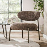 Fauteuil Juno - Stof Bruin - Compact & Comfortabel