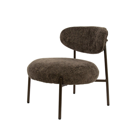 Fauteuil Juno - Stof Bruin - Compact & Comfortabel
