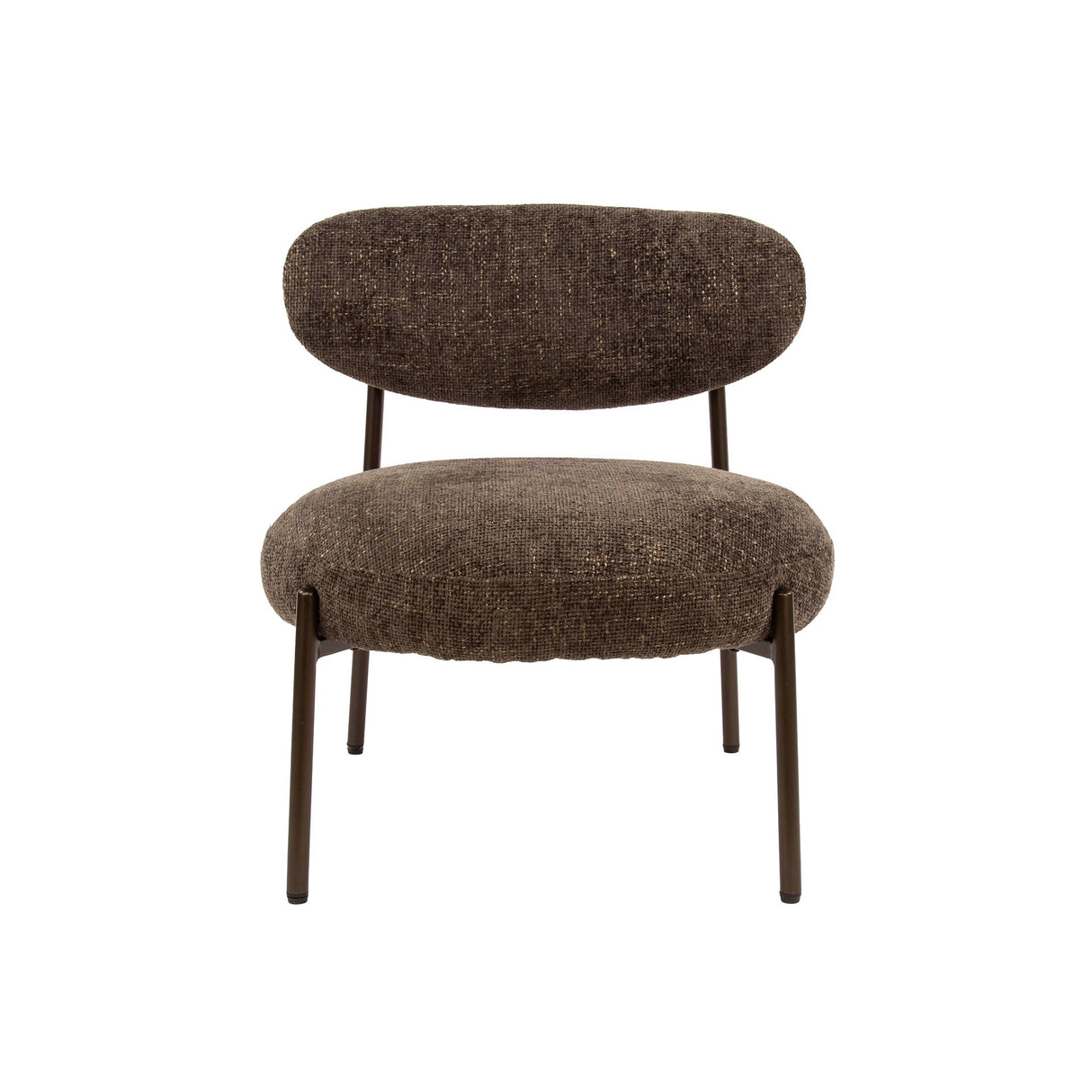Fauteuil Juno - Stof Bruin - Compact & Comfortabel