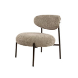 Fauteuil Nova Rond – Zandkleurige Stof