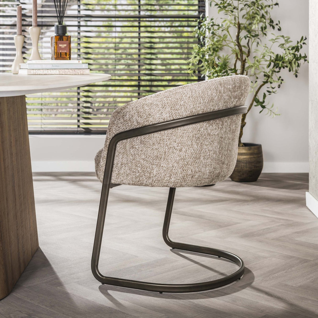 Conjunto de 2 sillas de comedor Zandello Hoven arena 