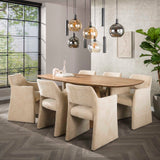 Juego de 2 sillas de comedor Capri Jaroq arena 