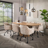 Conjunto de 2 sillas de comedor Tova Alura arena 