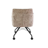 Juego de 2 sillas de comedor Hoven color arena elegante 