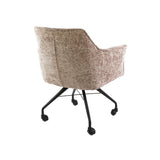 Juego de 2 sillas de comedor Hoven color arena elegante 