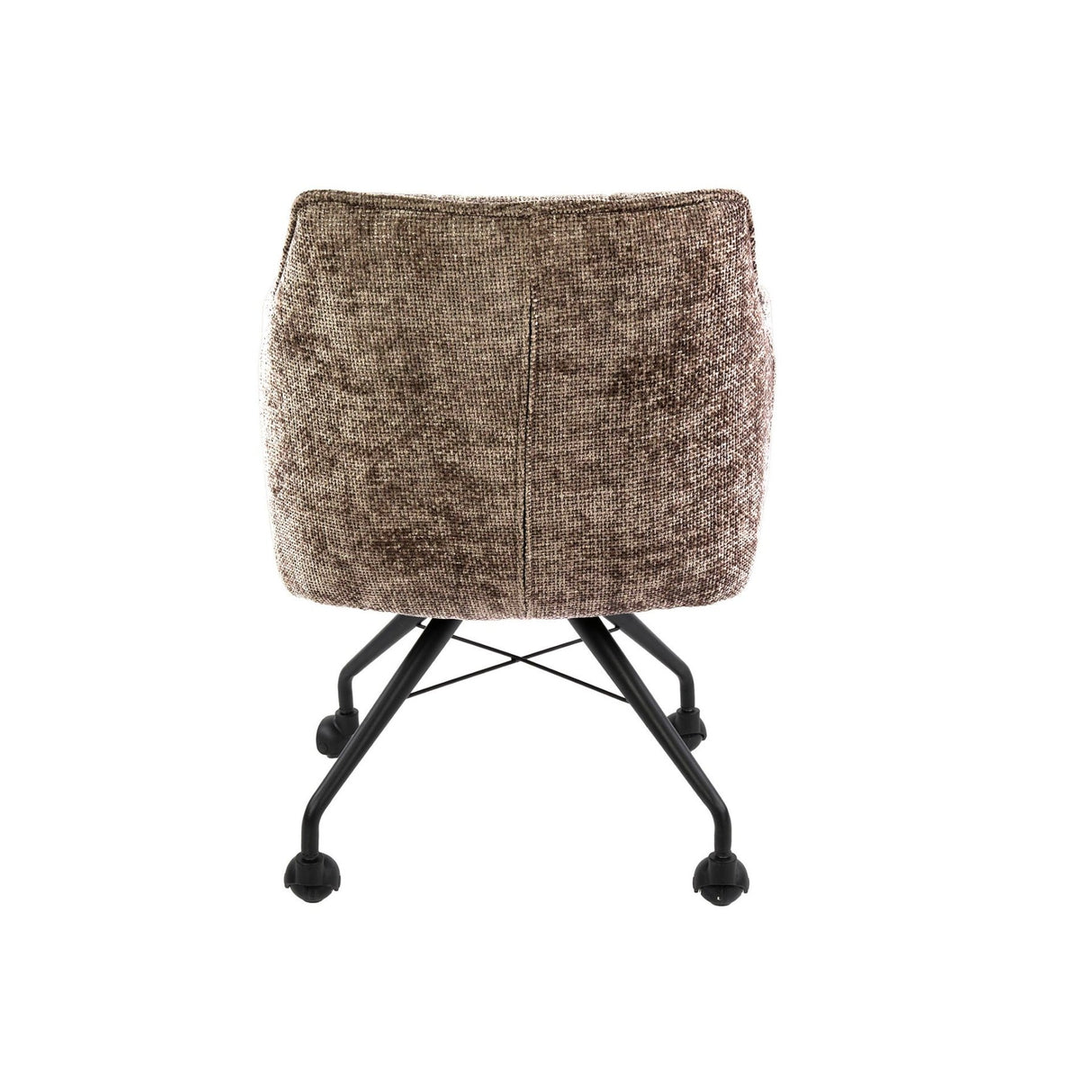 Juego de 2 sillas de comedor Hoven Rich Champagne tapizadas 