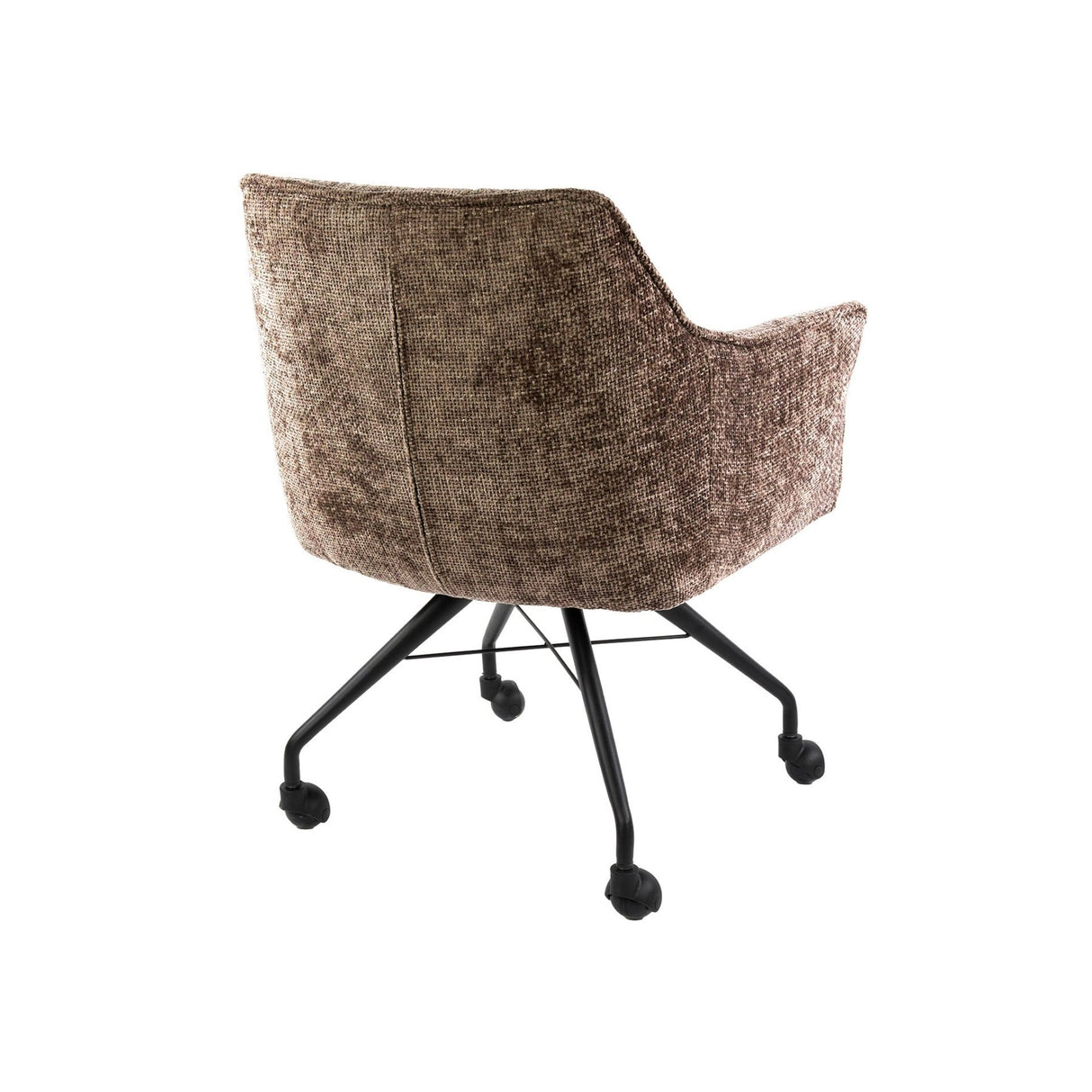 Juego de 2 sillas de comedor Hoven Rich Champagne tapizadas 