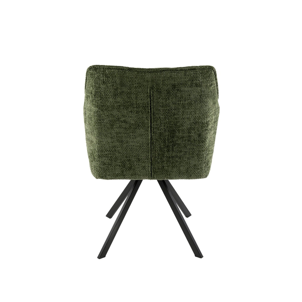 Silla de comedor Lino Verde Giratoria 