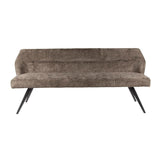 Eetkamerbank Chia Chenille Stof Rich Taupe 188 cm