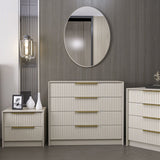 Ladekasten - Ladekast Kale Luxe Steen Melamine 100x85x45 cm - Dimehouse