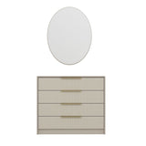 Ladekasten - Ladekast Kale Luxe Steen Melamine 100x85x45 cm - Dimehouse