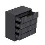 Ladekasten - Ladekast Kale Antraciet Melamine 72x77x42 cm - Dimehouse