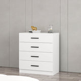 Ladekasten - Ladekast Kale TV Wit Melamine 90x100x47 cm - Dimehouse