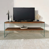 TV Meubels - TV Meubel Coral Walnoot Dennenhout 120x45x35 cm - Dimehouse