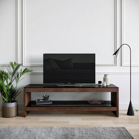 Muebles de TV Selene Walnut Dennenhout 140x45x40 cm