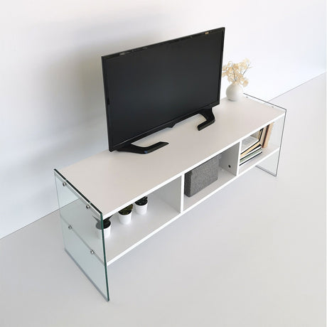 Muebles de TV Coral White Melamine 120x45x35 cm