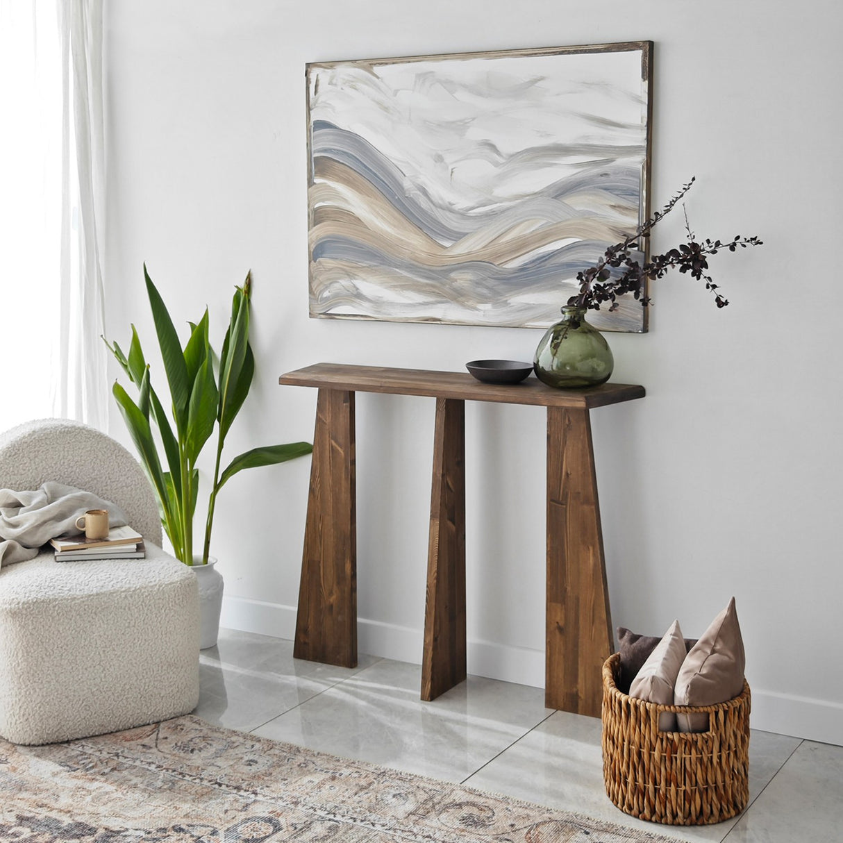 Tocador Cleopatra Walnut Wood