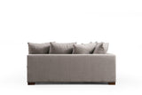 Banken - Hoekbank beige U - opstelling - polyester - 380 cm - Colorado - Dimehouse